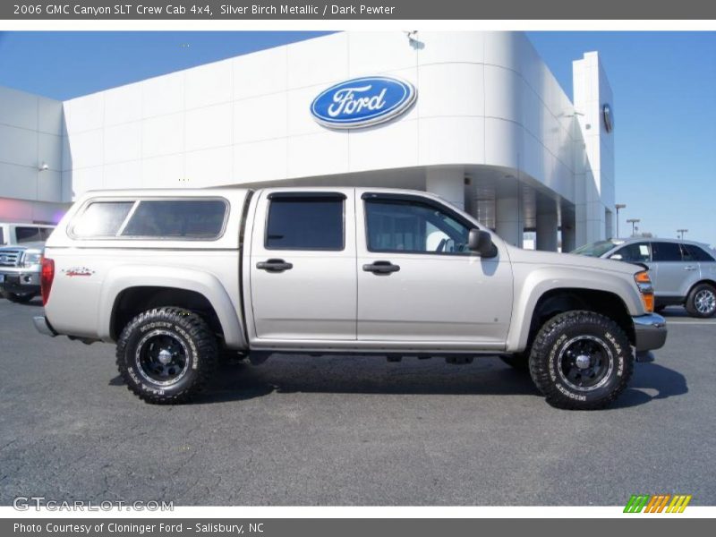 Silver Birch Metallic / Dark Pewter 2006 GMC Canyon SLT Crew Cab 4x4