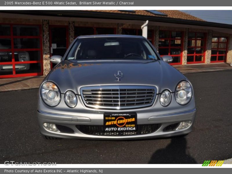 Brilliant Silver Metallic / Charcoal 2005 Mercedes-Benz E 500 4Matic Sedan