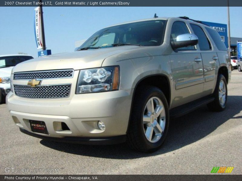 Gold Mist Metallic / Light Cashmere/Ebony 2007 Chevrolet Tahoe LTZ