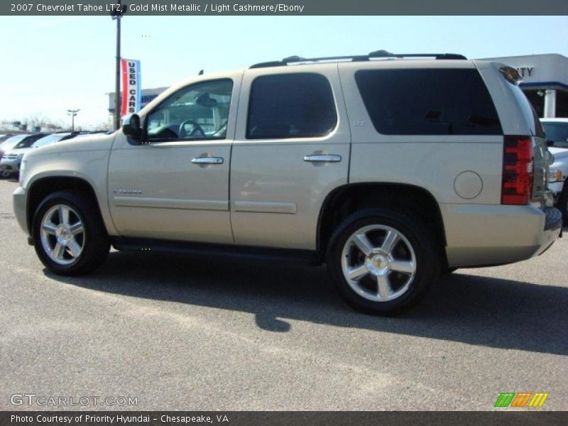 Gold Mist Metallic / Light Cashmere/Ebony 2007 Chevrolet Tahoe LTZ