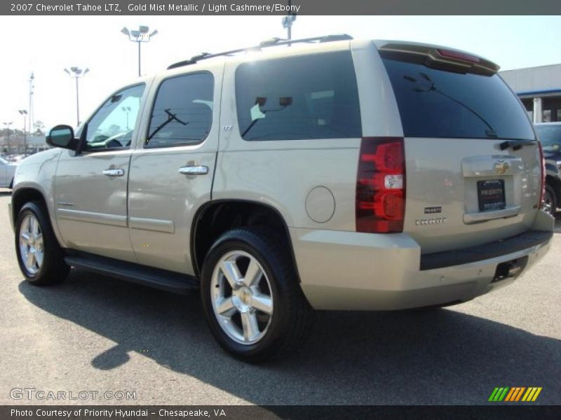 Gold Mist Metallic / Light Cashmere/Ebony 2007 Chevrolet Tahoe LTZ