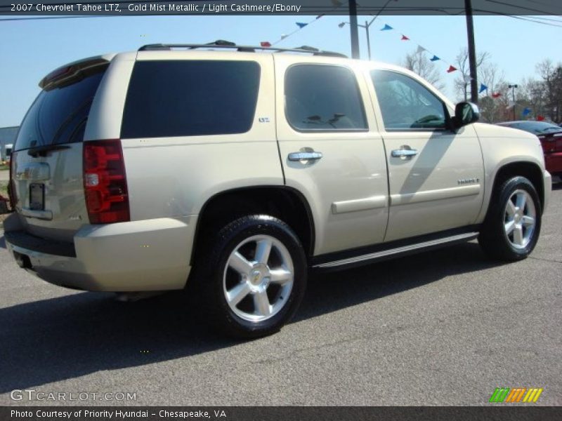 Gold Mist Metallic / Light Cashmere/Ebony 2007 Chevrolet Tahoe LTZ
