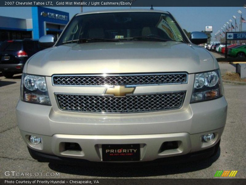 Gold Mist Metallic / Light Cashmere/Ebony 2007 Chevrolet Tahoe LTZ
