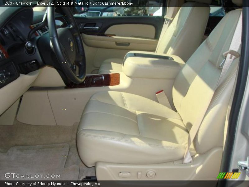 Gold Mist Metallic / Light Cashmere/Ebony 2007 Chevrolet Tahoe LTZ