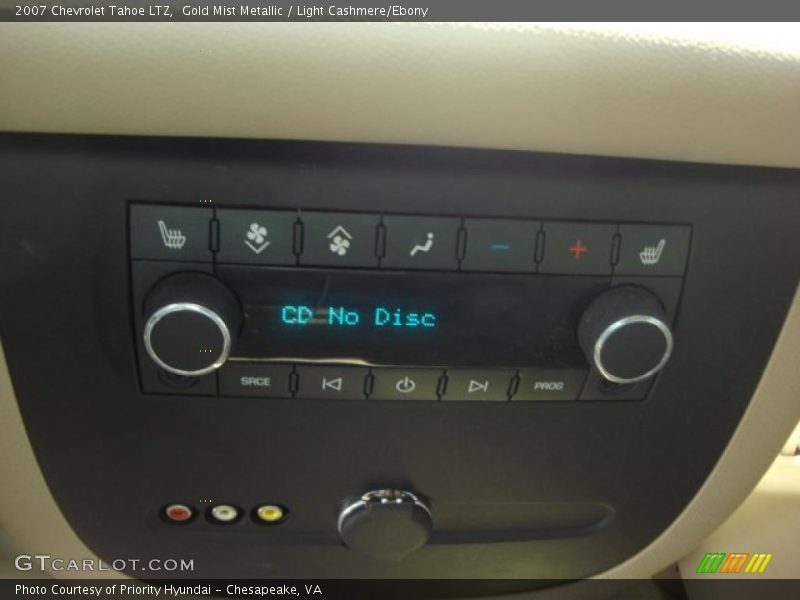 Gold Mist Metallic / Light Cashmere/Ebony 2007 Chevrolet Tahoe LTZ