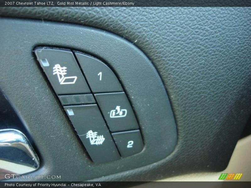 Gold Mist Metallic / Light Cashmere/Ebony 2007 Chevrolet Tahoe LTZ