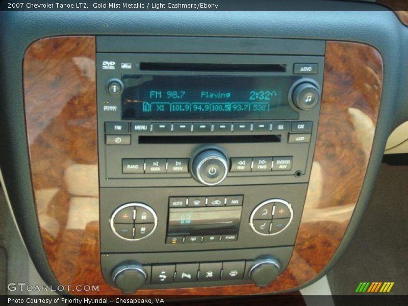 Gold Mist Metallic / Light Cashmere/Ebony 2007 Chevrolet Tahoe LTZ
