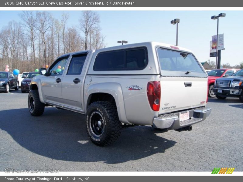 Silver Birch Metallic / Dark Pewter 2006 GMC Canyon SLT Crew Cab 4x4