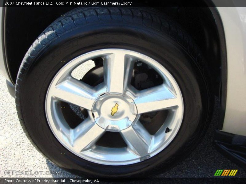 Gold Mist Metallic / Light Cashmere/Ebony 2007 Chevrolet Tahoe LTZ