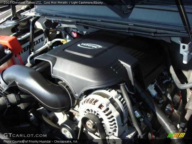 Gold Mist Metallic / Light Cashmere/Ebony 2007 Chevrolet Tahoe LTZ