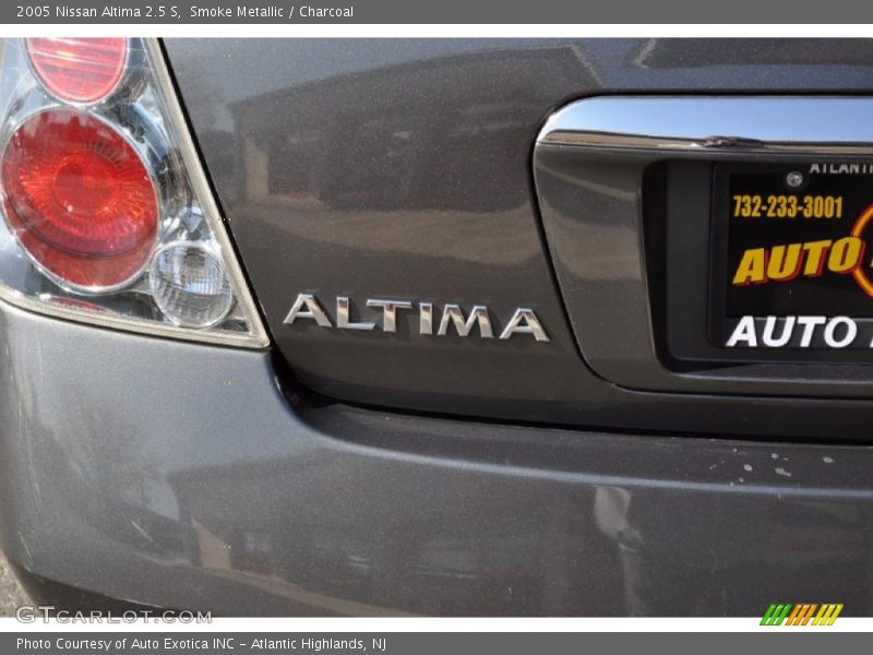 Smoke Metallic / Charcoal 2005 Nissan Altima 2.5 S