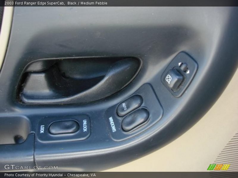 Black / Medium Pebble 2003 Ford Ranger Edge SuperCab