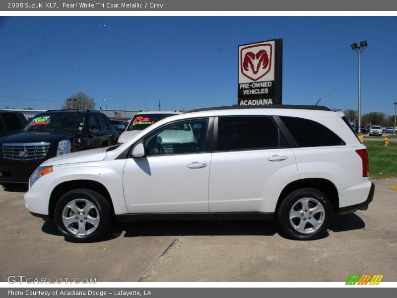 Pearl White Tri Coat Metallic / Grey 2008 Suzuki XL7