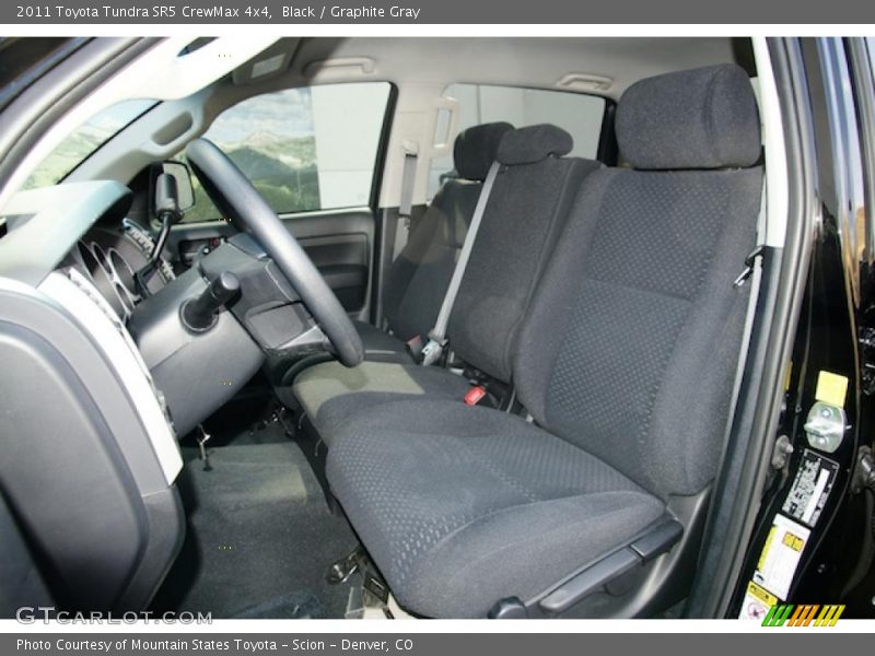 Black / Graphite Gray 2011 Toyota Tundra SR5 CrewMax 4x4