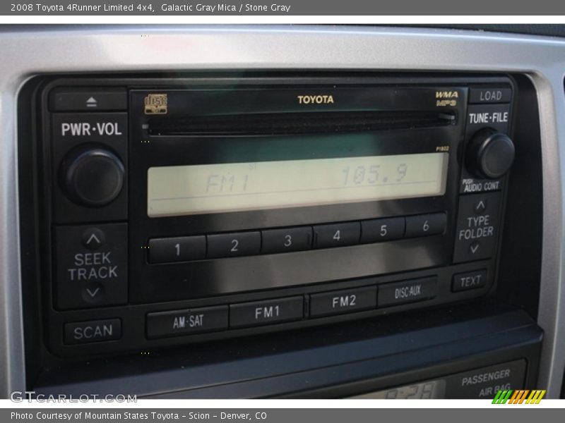 Galactic Gray Mica / Stone Gray 2008 Toyota 4Runner Limited 4x4