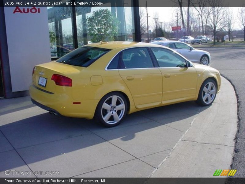 Imola Yellow / Ebony 2005 Audi S4 4.2 quattro Sedan