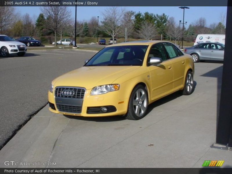 Imola Yellow / Ebony 2005 Audi S4 4.2 quattro Sedan