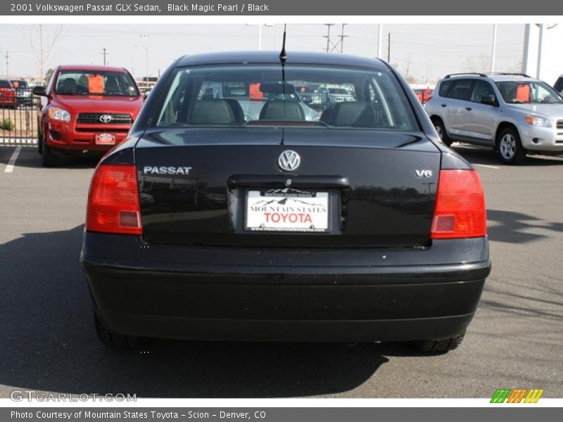 Black Magic Pearl / Black 2001 Volkswagen Passat GLX Sedan