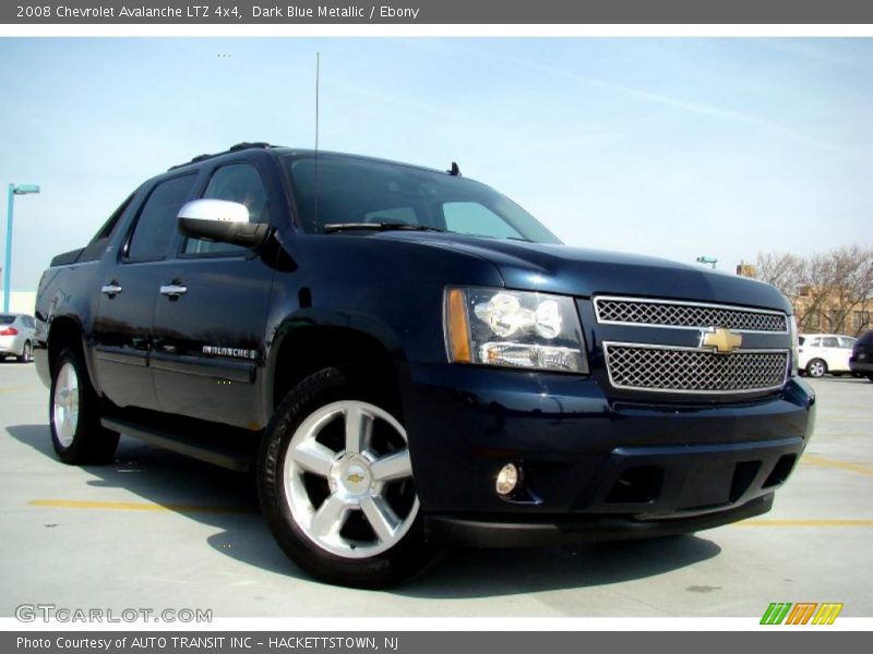 Dark Blue Metallic / Ebony 2008 Chevrolet Avalanche LTZ 4x4