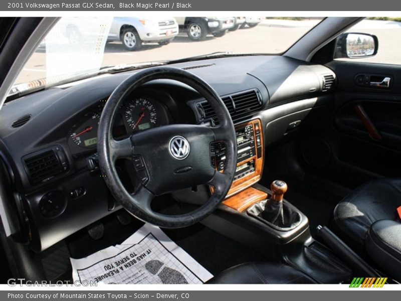 Black Magic Pearl / Black 2001 Volkswagen Passat GLX Sedan