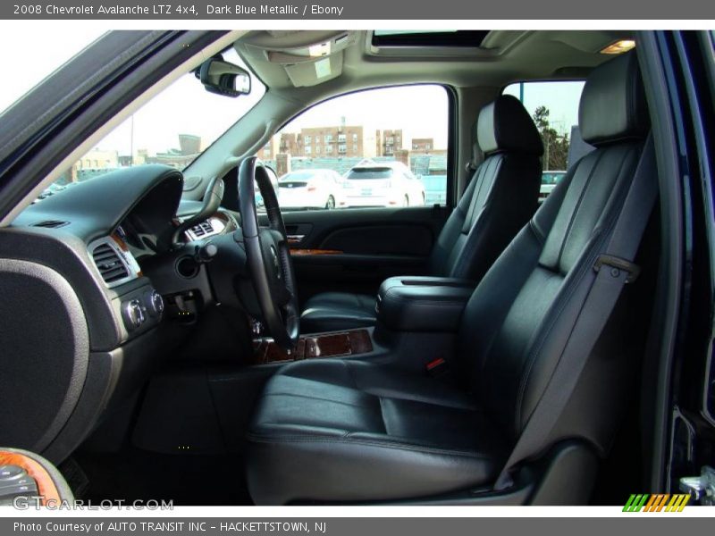  2008 Avalanche LTZ 4x4 Ebony Interior