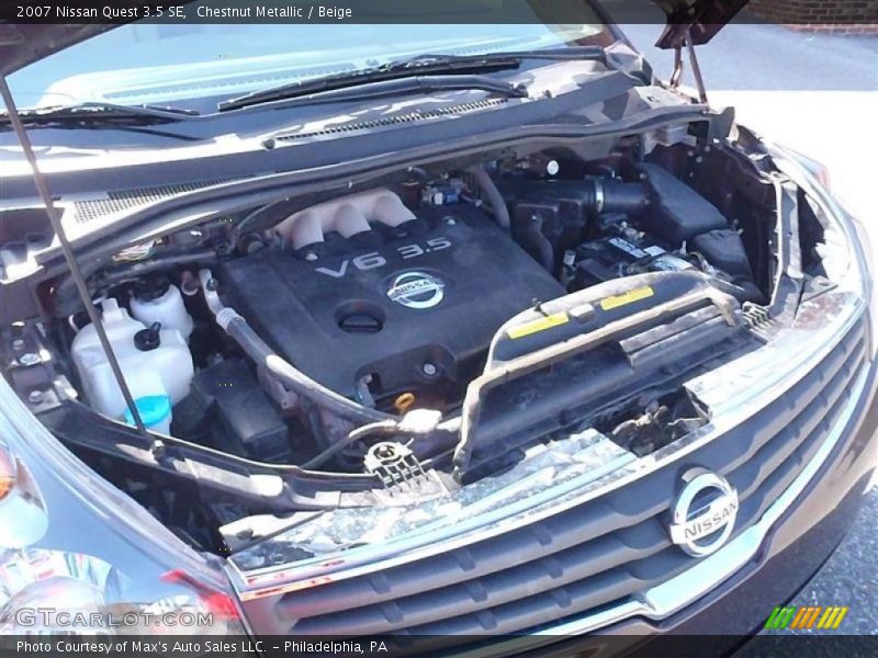  2007 Quest 3.5 SE Engine - 3.5 Liter DOHC 24-Valve VVT V6