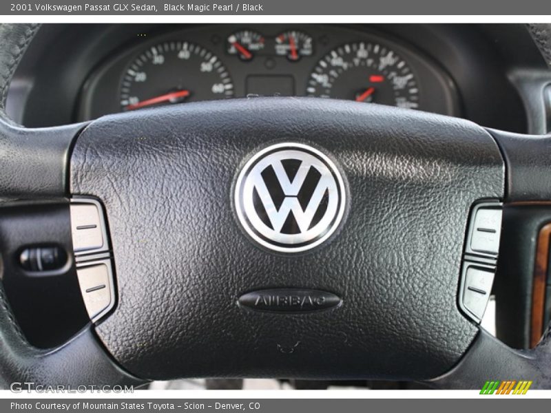 Black Magic Pearl / Black 2001 Volkswagen Passat GLX Sedan