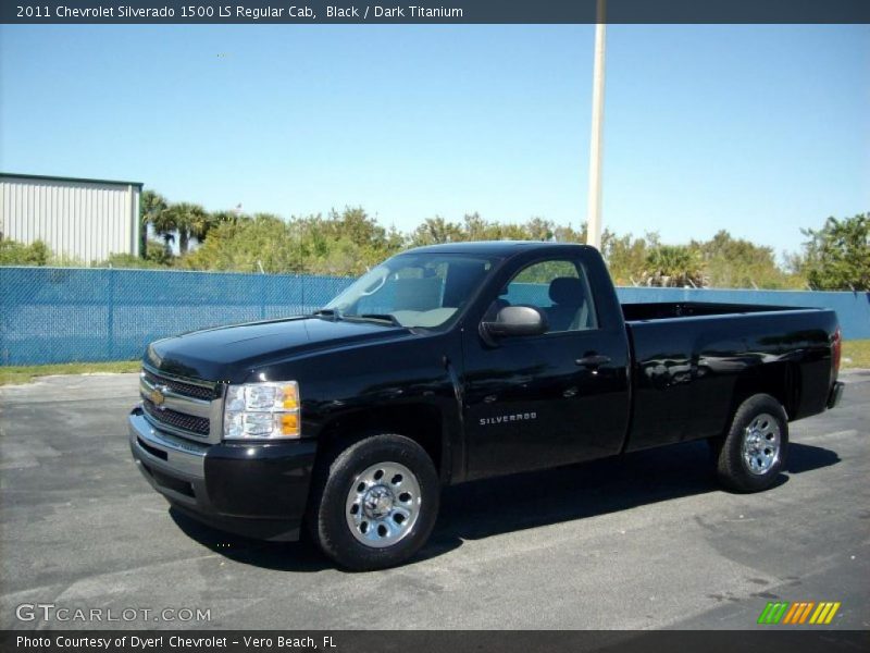 Black / Dark Titanium 2011 Chevrolet Silverado 1500 LS Regular Cab