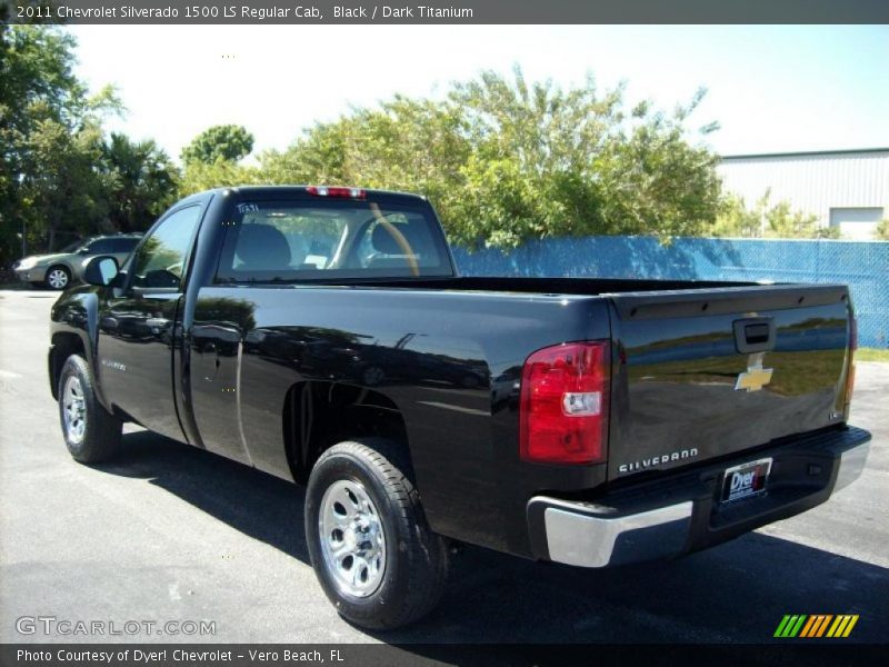 Black / Dark Titanium 2011 Chevrolet Silverado 1500 LS Regular Cab