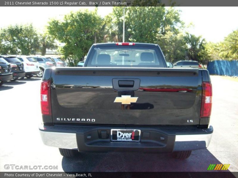 Black / Dark Titanium 2011 Chevrolet Silverado 1500 LS Regular Cab