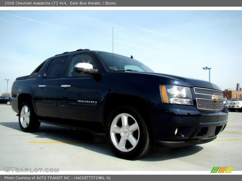 Dark Blue Metallic / Ebony 2008 Chevrolet Avalanche LTZ 4x4