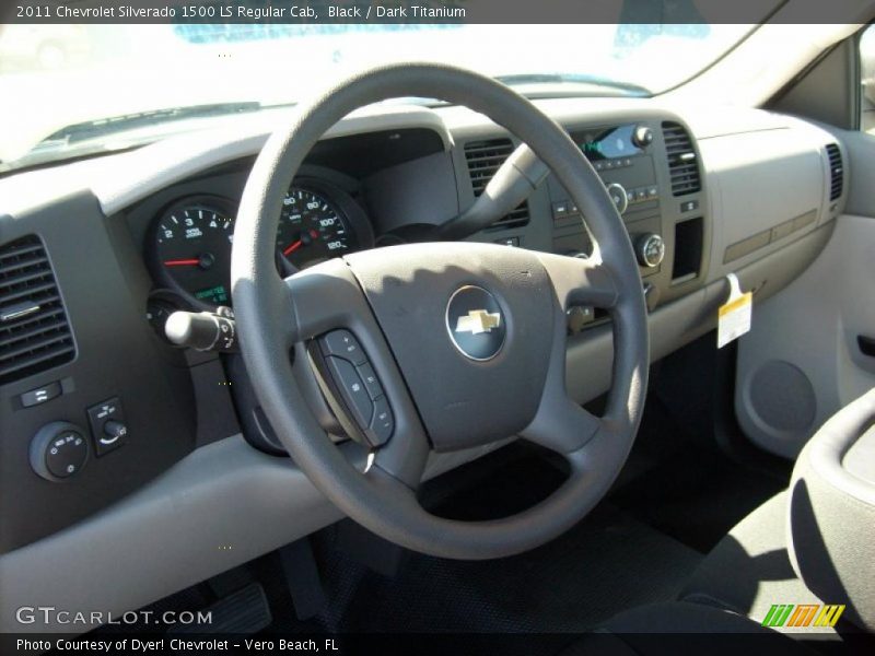 Black / Dark Titanium 2011 Chevrolet Silverado 1500 LS Regular Cab