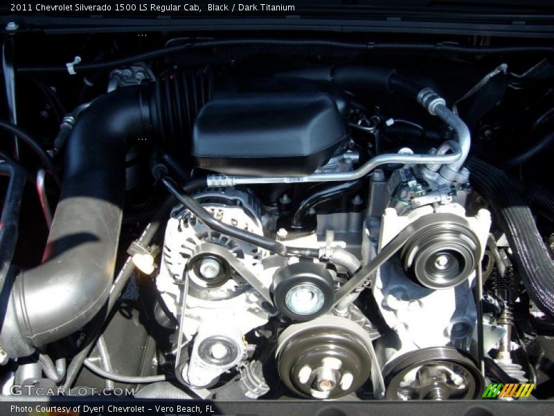 Black / Dark Titanium 2011 Chevrolet Silverado 1500 LS Regular Cab