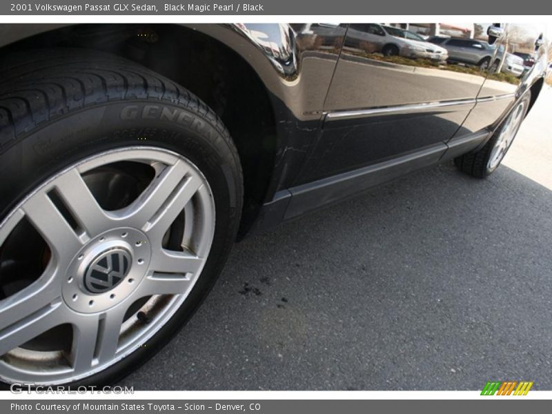 Black Magic Pearl / Black 2001 Volkswagen Passat GLX Sedan