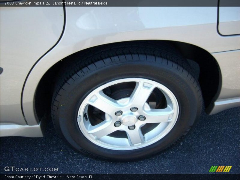 Sandrift Metallic / Neutral Beige 2003 Chevrolet Impala LS