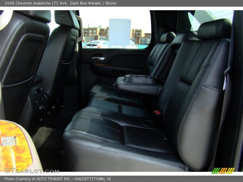  2008 Avalanche LTZ 4x4 Ebony Interior