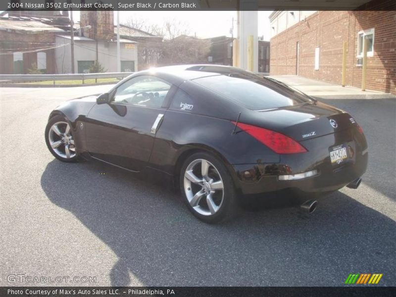 Super Black / Carbon Black 2004 Nissan 350Z Enthusiast Coupe