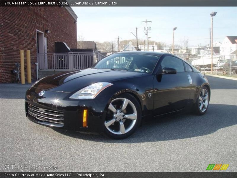 Super Black / Carbon Black 2004 Nissan 350Z Enthusiast Coupe