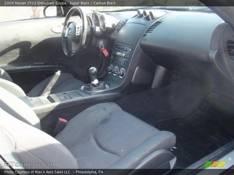 Super Black / Carbon Black 2004 Nissan 350Z Enthusiast Coupe
