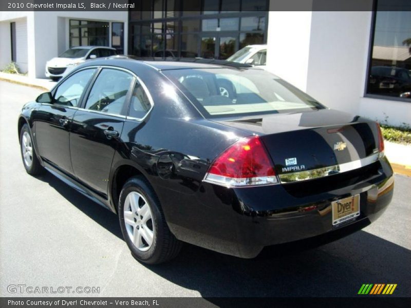 Black / Neutral 2010 Chevrolet Impala LS