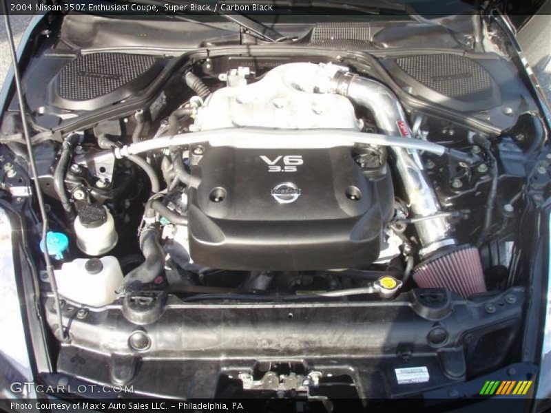 Super Black / Carbon Black 2004 Nissan 350Z Enthusiast Coupe