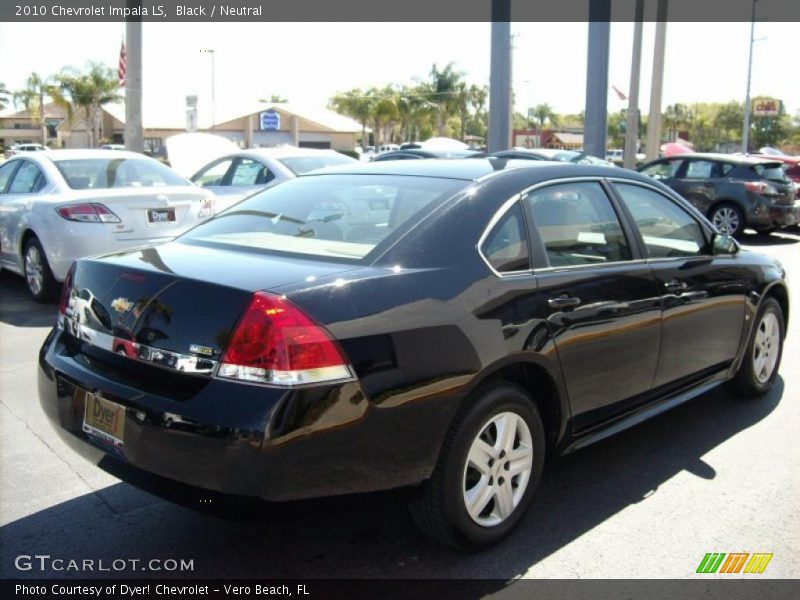 Black / Neutral 2010 Chevrolet Impala LS