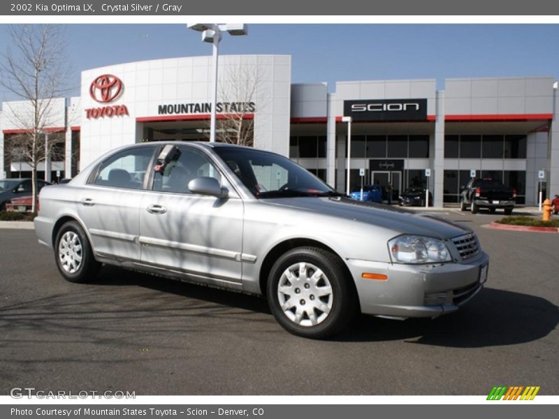 Crystal Silver / Gray 2002 Kia Optima LX