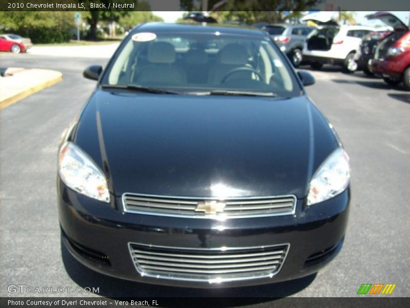 Black / Neutral 2010 Chevrolet Impala LS