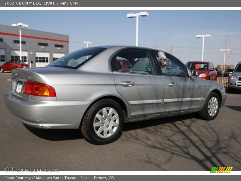 Crystal Silver / Gray 2002 Kia Optima LX