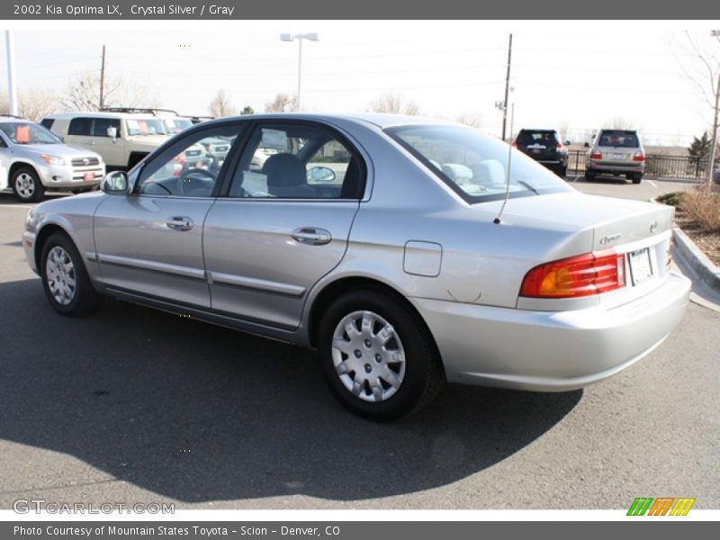 Crystal Silver / Gray 2002 Kia Optima LX