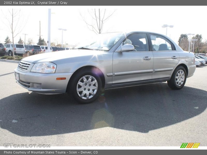 Crystal Silver / Gray 2002 Kia Optima LX