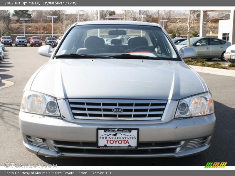 Crystal Silver / Gray 2002 Kia Optima LX