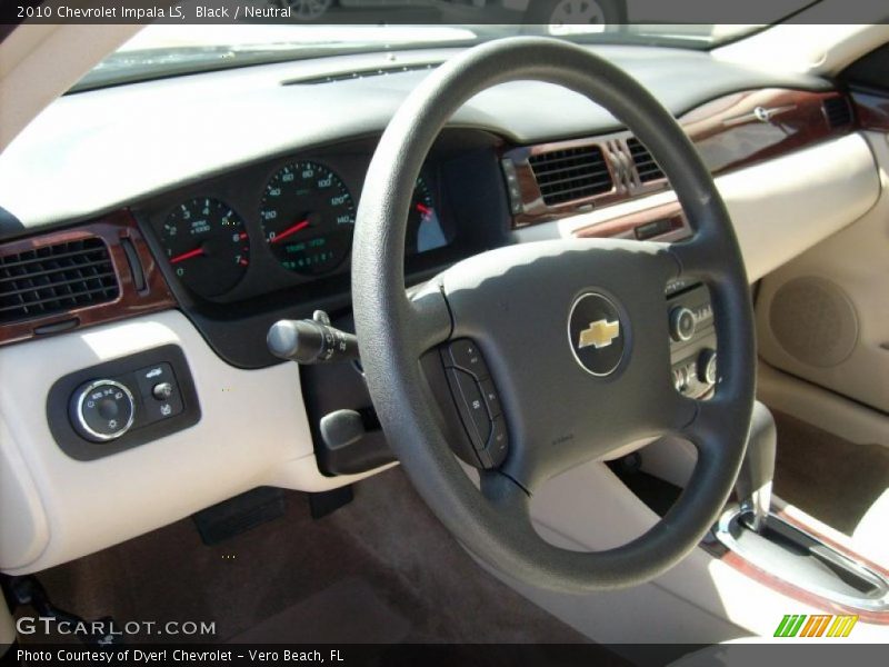 Black / Neutral 2010 Chevrolet Impala LS