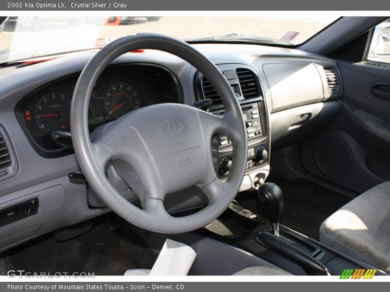 Crystal Silver / Gray 2002 Kia Optima LX